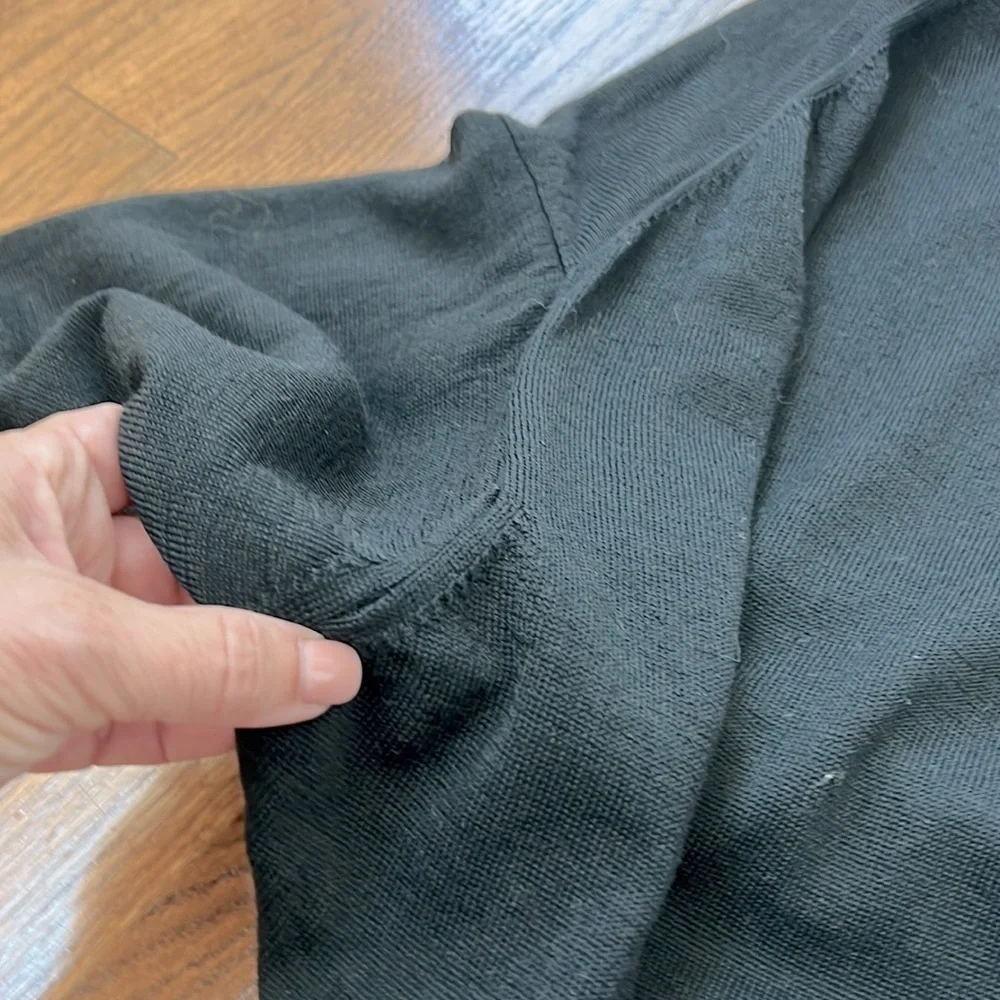 Ermenegildo Zegna Black Sweater size 52V Large